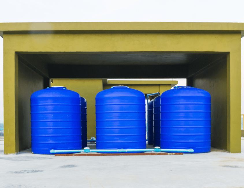 Plastic water storage tanks used for rainwater harvesting that could be the perfect choice for your agricultural needs.