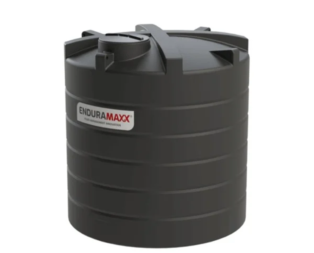  Enduramaxx 10,000-litre tank featuring a robust design, suitable for water storage, chemical dosing, and agricultural applications, demonstrating its versatility for large-scale operations.
