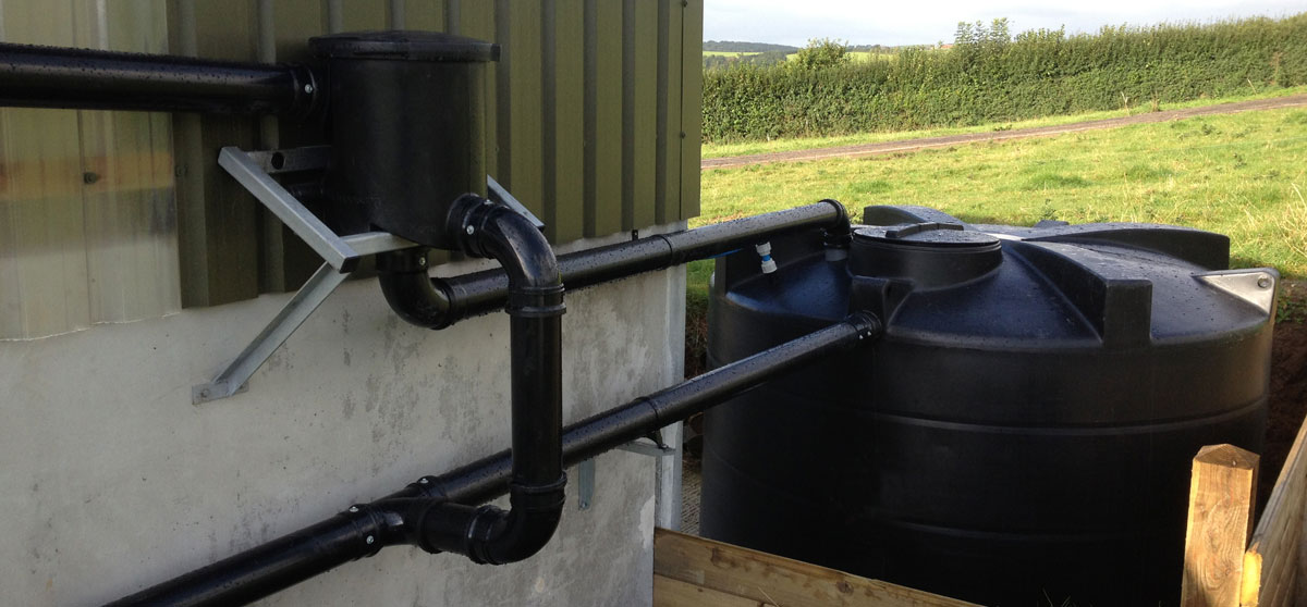 Rainwater Harvesting vertical tank