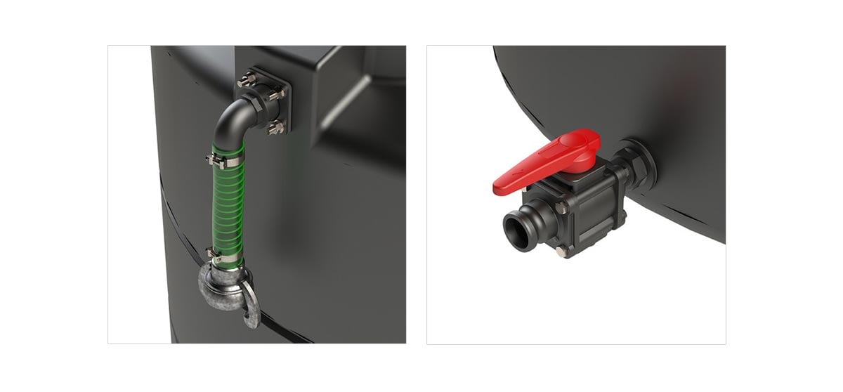 Tanks with Bauer Fittings